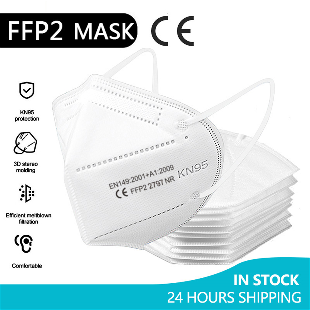 Disposable Surgical Mask - 10-100 قطعة من أقنعة FFP2 معتمدة