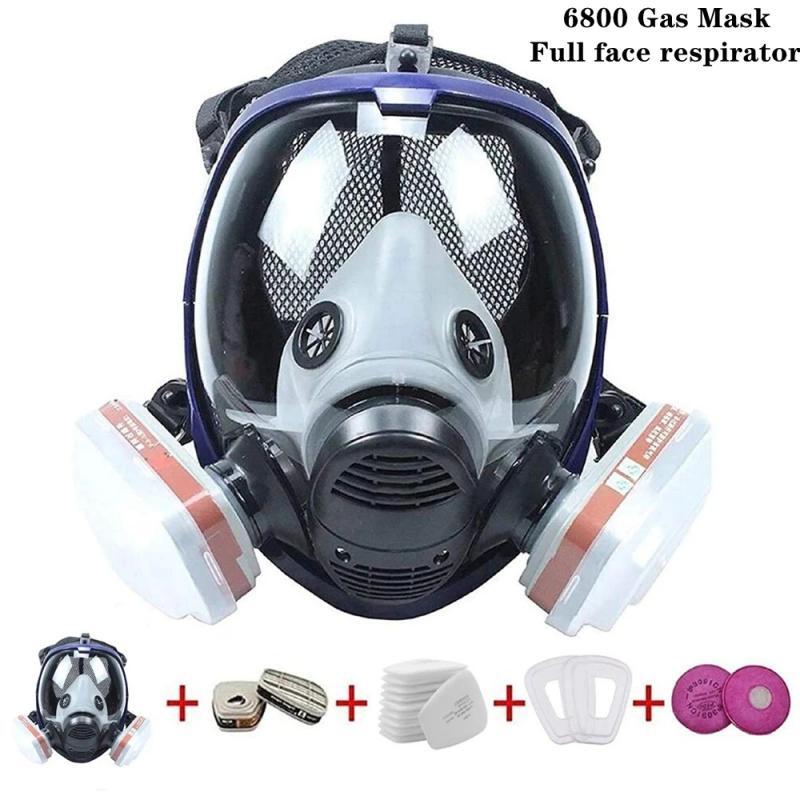 قناع الغاز الكيميائي 6800 تنفس - مراجعة Dust Mask Construction وسعره