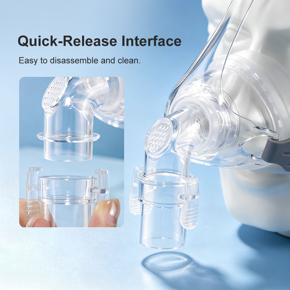 قناع أنفي عالمي لجهاز CPAP مع  - مراجعة Silicone Mask Bracket وسعره